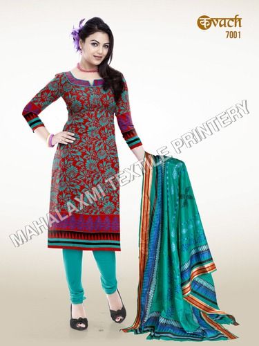 Multicolor Kavach Cotton Salwar Materials