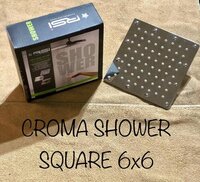 CROMA SHOWER SQUARE 8''X8''