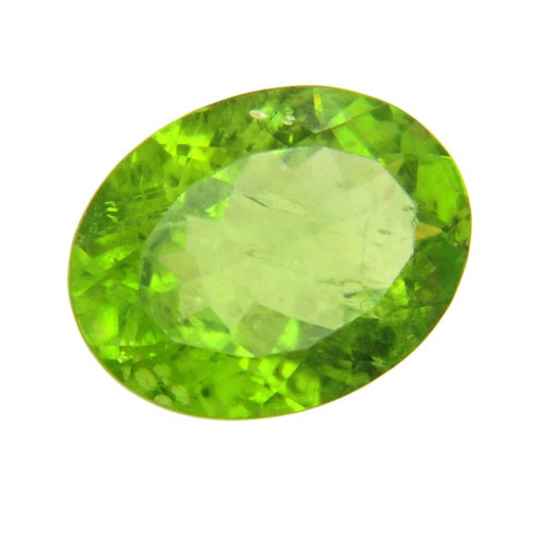 IGLI Certified Oval Mixed Cut Peridot Gemstone