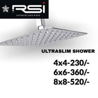 8x8 Ultra Slim Shower Square