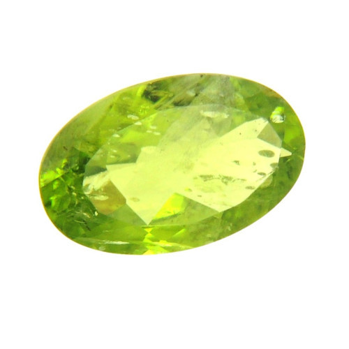 IGLI Certified Oval Mixed Cut Peridot Gemstone In Pune