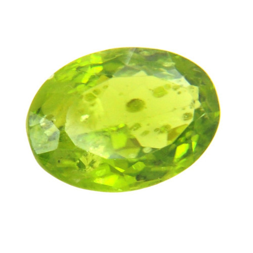 9.43 Ct IGLI Certified Oval Mixed Cut Peridot Gemstone
