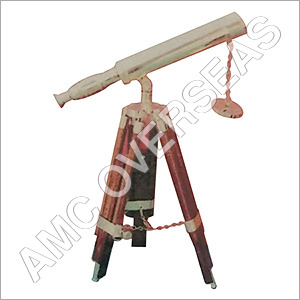 Antique Brass Telescope