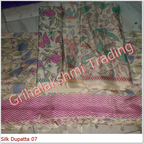 Printed Silk Dupatta