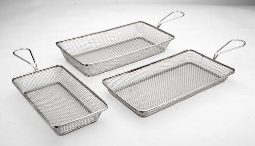 MINI SERVING TAPERED BASKET RECTANGLE