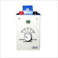 White And Navy Blue Linear Transmitter Simulator