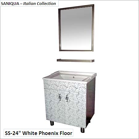 Stainless Steel Floor white phenix
