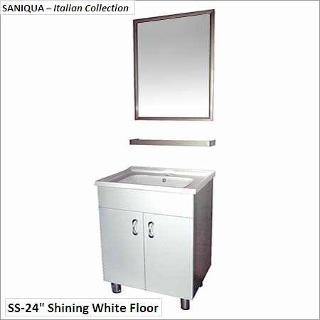 Stainless Steel white floor