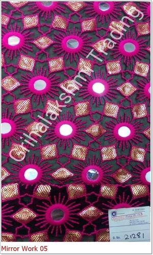 Mirror Work Fabric