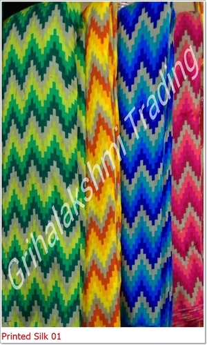 Printed Silk Fabric