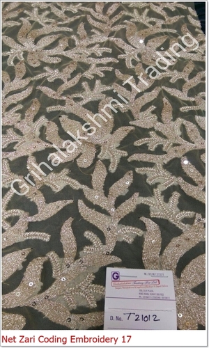 Net Zari Coding Embroidery