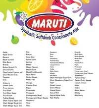 Non Carbonated Soft Drink Concentrate