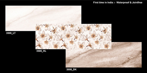 Digital wall tiles for bathroom