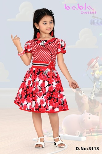 Printed Girls Frocks
