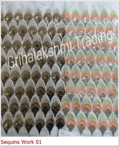 Sequins Work Fabrics