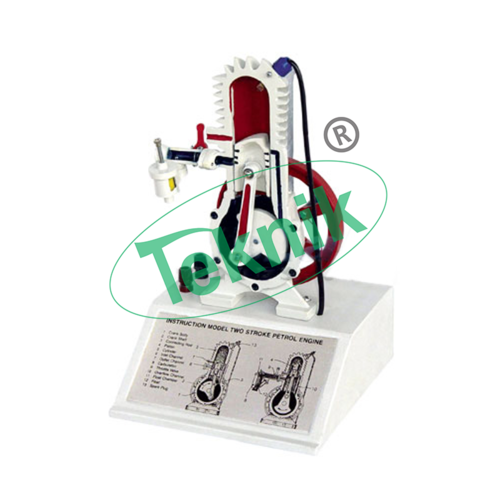 Sectional Working Model of 2 Stroke Petrol Engine