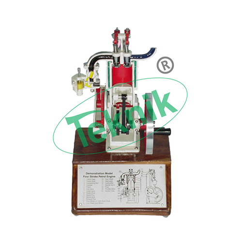 Sectional Working Model of 4 Stroke Petrol Engine