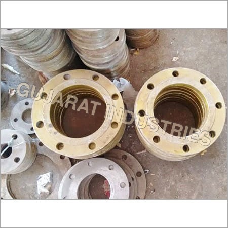 Gold Yellow Industrial Ms Pipe Flanges