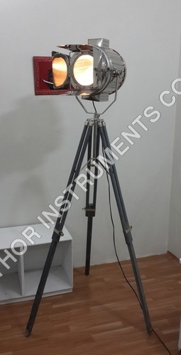 Vintage Spotlight Focus Lamp Grey Tripod Floor Lamps Home Decorative Gift Item