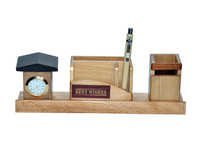 Brown Multi Utility Pen Stand