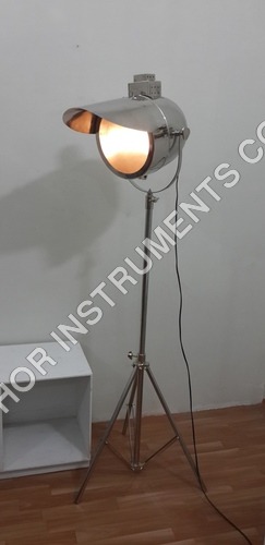 Chrome SpotLight Tripod Lamp Modern Searchlight With Floor Tripod