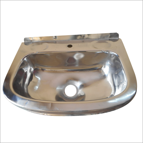 Silver Stainless Steel Wash Basin