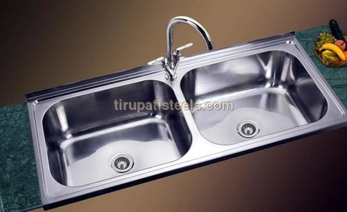Double Bowl Sink By TIRUPATI STEELS