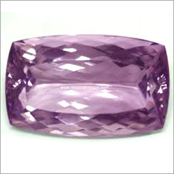 Pink Amethyst Cut Stone