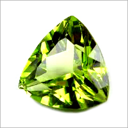 Peridot Cut Stone - Peridot, Variable Dimensions, Green, Triangular Cut | Elegant Gemstone, Vibrant Green, Lustrous Finish, Unique Shape