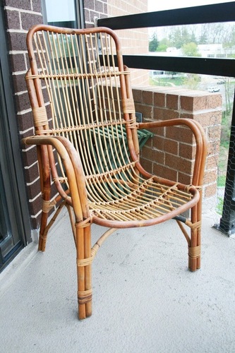 Cane Wing Back Chair