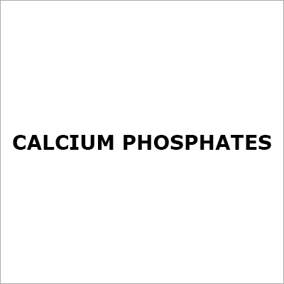 Calcium Phosphates