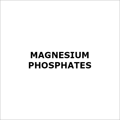 Magnesium Phosphates