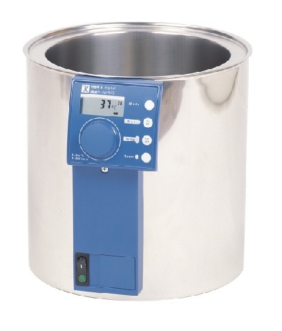 HBR 4 Digital Heating Bath - Stainless Steel, 340x250x340 mm | 1000 W Output, Digital Control, Stirring Function, 4L Capacity