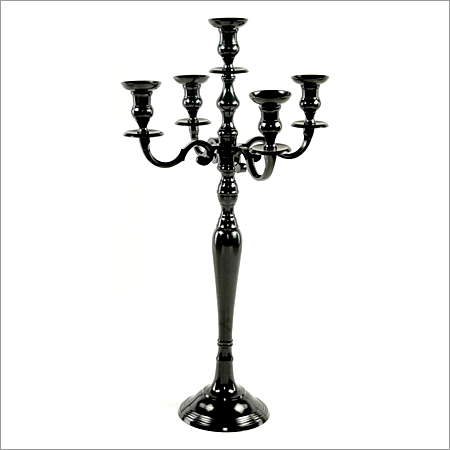 Black Crystal Candelabra