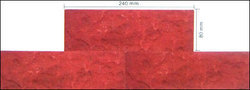 Delta Wall Cladding Tile - Ceramic 12x12 Inch Red, 8mm Matte Finish | Durable Finish, Crack Resistance, Easy Installation