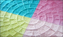 Rock Design Concrete Interlocking Tiles