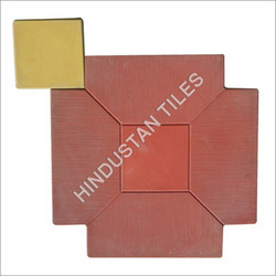 Chatura Tiles - Concrete, 25mm Thickness, Square, Variable Size, Red | Durable, Stylish, Weather Resistant, Smooth Finish, Easy Installation
