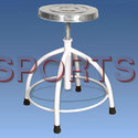 Revolving stool four legged