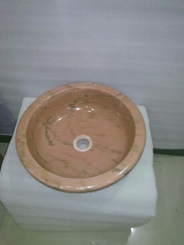 Marble Sink - 16x16x5 Inches, Polished Finish | Durable Material, Elegant Design, Stain & Water Resistant, Above Counter Installation