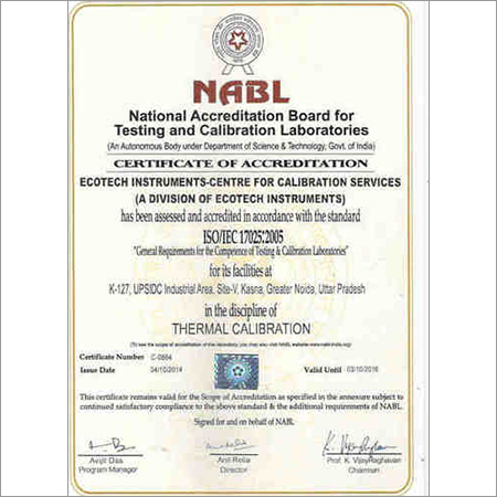 Calibration under NABL