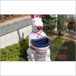 FRP Rabbit Dustbin