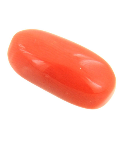 Coral Gemstone 9.30 Cts Rectangular Cabochon Moonga