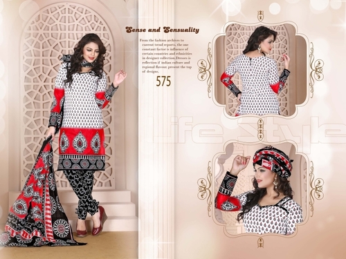 White And Mix Exclusive Salwar Kameez