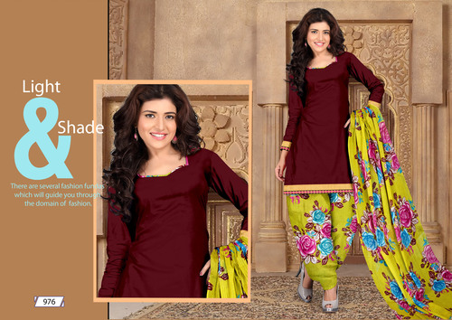 Brown Ethnic Salwar Kameez