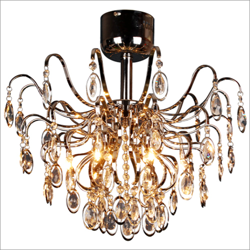 Chrome Metal Chandelier