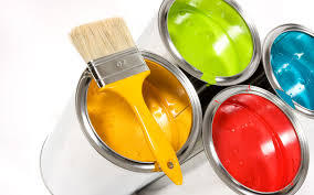 Paint - 1 Gallon Acrylic Yellow, 350 Sq Ft Coverage, Matte Finish | Durable Finish, Vibrant Colors, Easy Application, Quick Drying, Water Resistant, UV Resistant