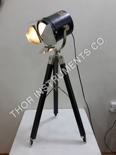 Nautical Spot Light Lamp W/ Tripod Stand - Spot Table Collectible