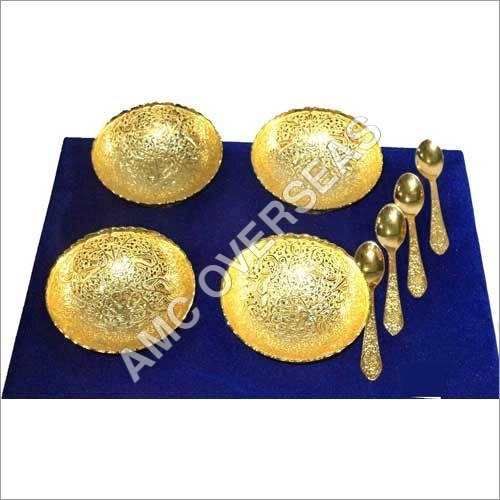 Gold Plated Bowl Set