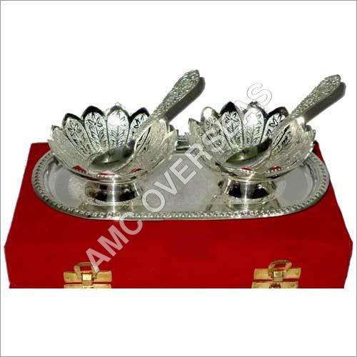 Brass Silver Plated Bowl