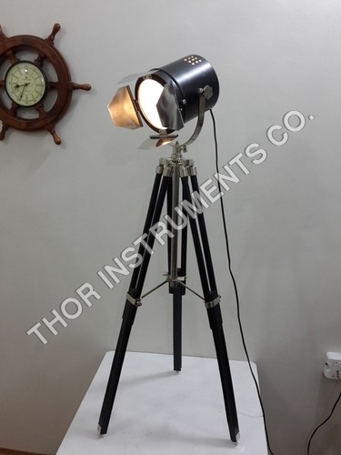Hand made NAUTICAL TRIPOD LAMP  Table Spot Light  industrial